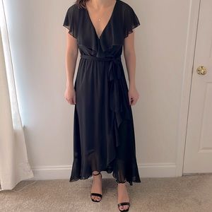 Show Me Your Mumu black wrap dress